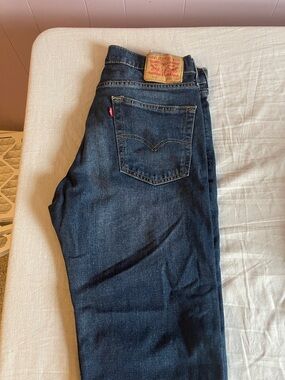 Levi's Men's Dark Indigo Straight Jeans